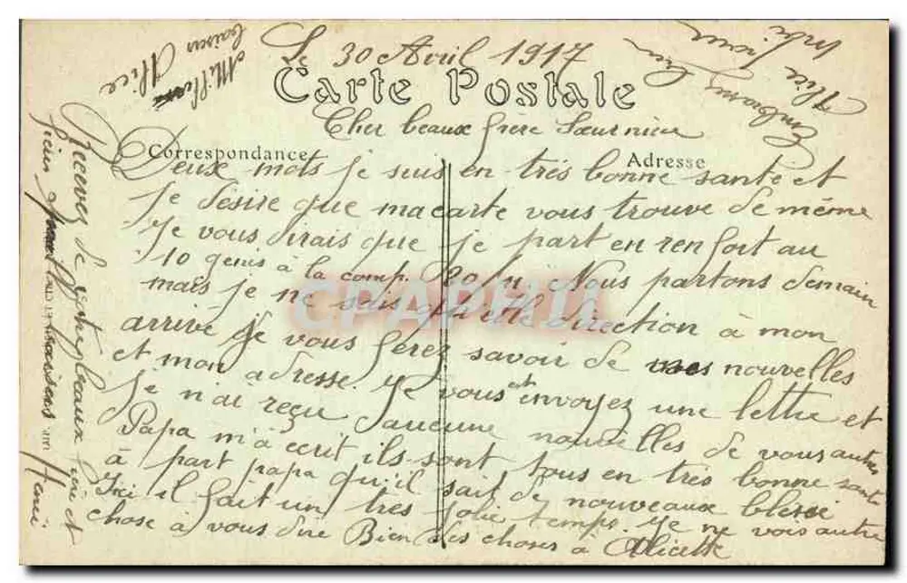 Castelo de Pierrefonds — A Entrada — R. Marotine, Imp. Livraria-Papelaria - Verso