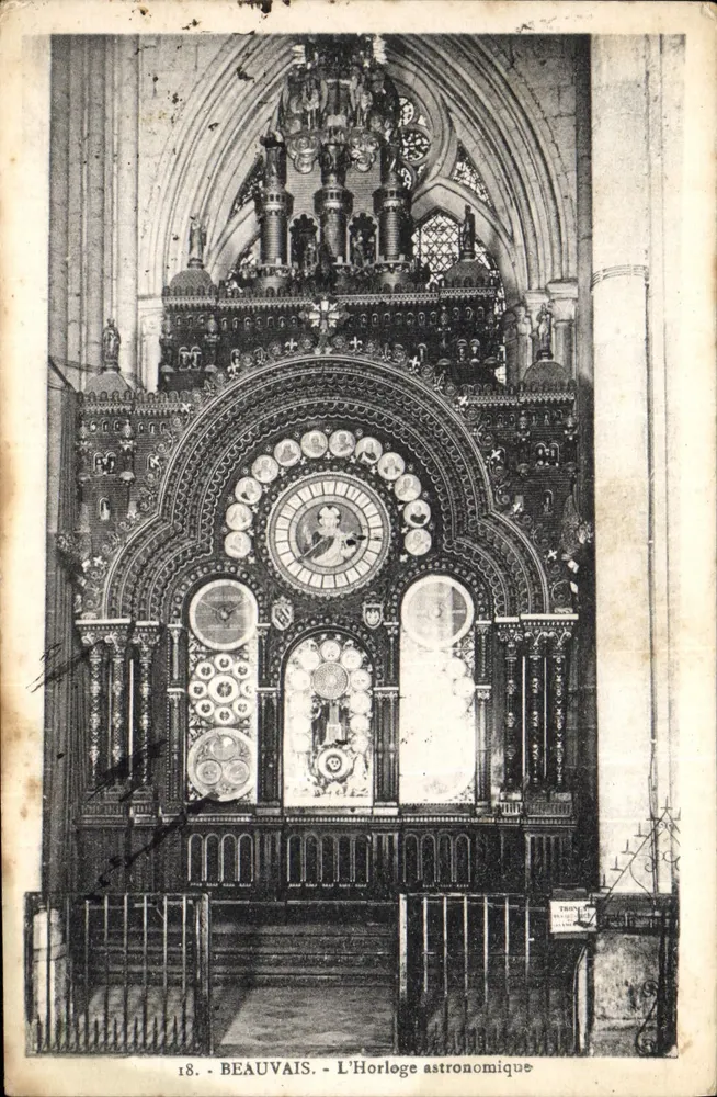 Beauvais - A Relógio Astronômica — Edição Trépail (18) - Frente