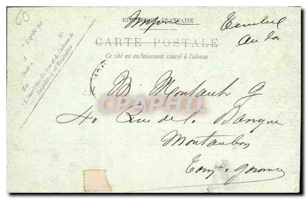 Beaufais — O Boulevard du Palais — LL. — Editor: LL. — N° 50 - Verso