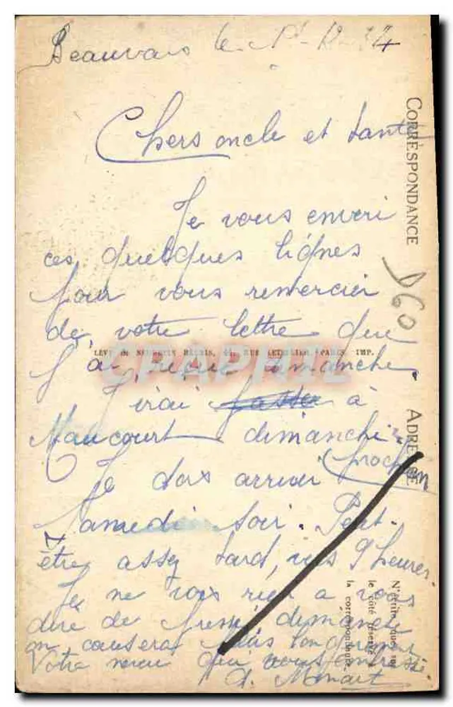 Beauvais — O Teatro — LP - Verso