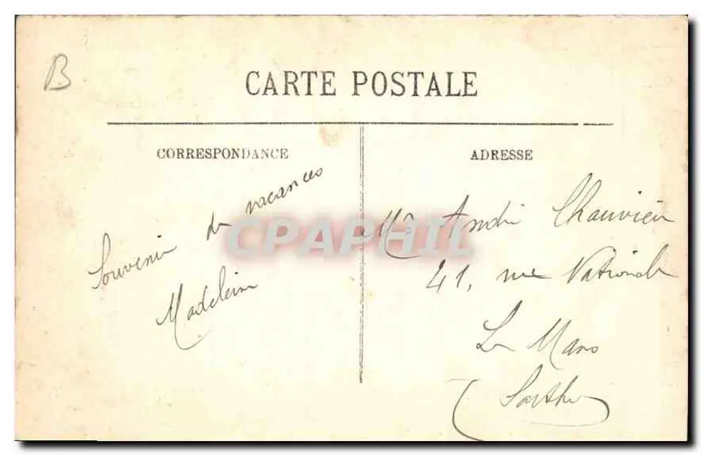 Chantilly — Entrada do Castelo — Titre réservé, Gamme-Grigaut, Editora - Verso
