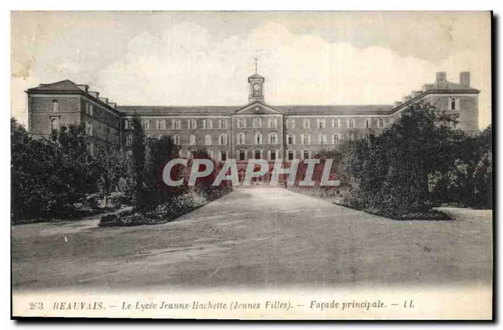 Beaupais — Das Lyceum Jeanne-Hachette (Jungfrauen) — Hauptschloss — LL - Vorderseite