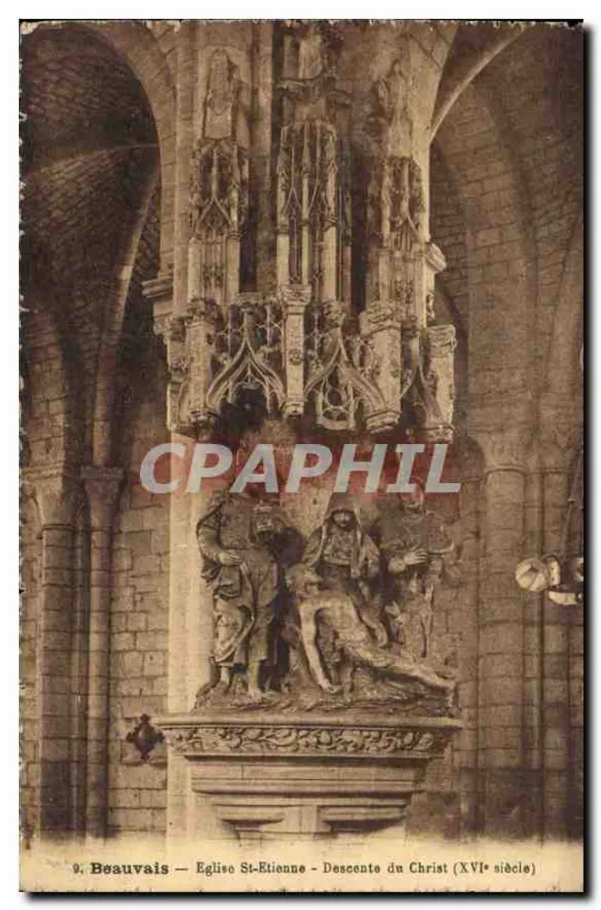 Beauvais — Kirche St. Stephan — Abstieg des Christus (16. Jahrhundert) - Vorderseite