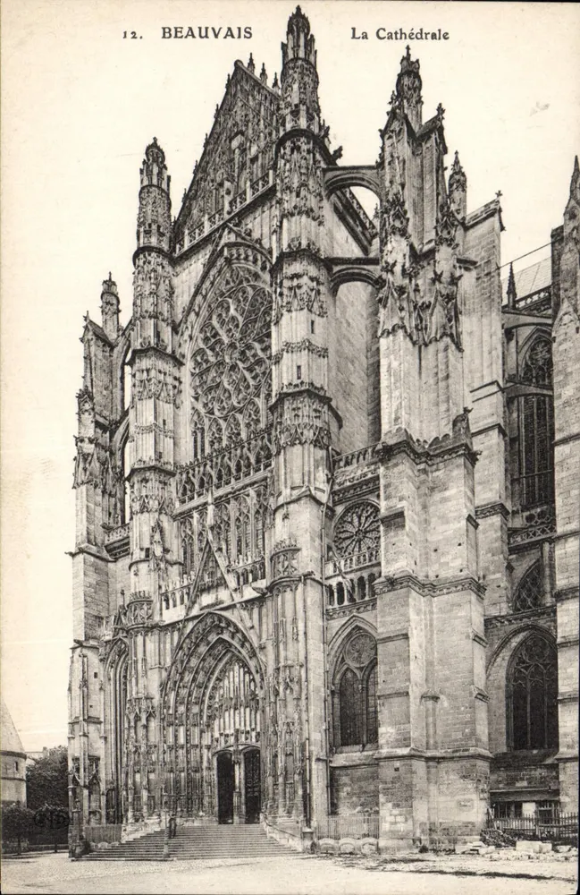 Beauvais — A Catedral — Editor não identificado, n° de série 12 - Frente