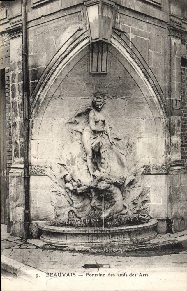 Beauvais — Fontaine des amis des Arts — n°9 - Vorderseite