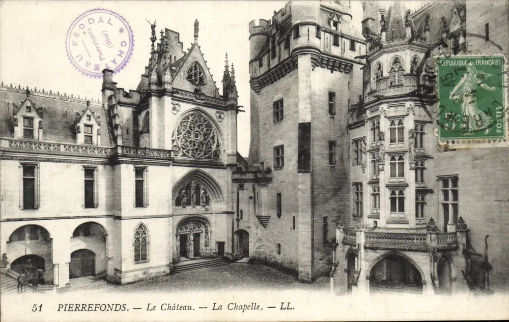 Pierrefonds — O Castelo — A Capela — LL. — Editor Fodal (Castelo de Pierrefonds) - Frente
