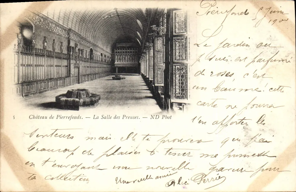 Castelo de Pierrefonds — Sala das Preuses — ND Fot - Frente