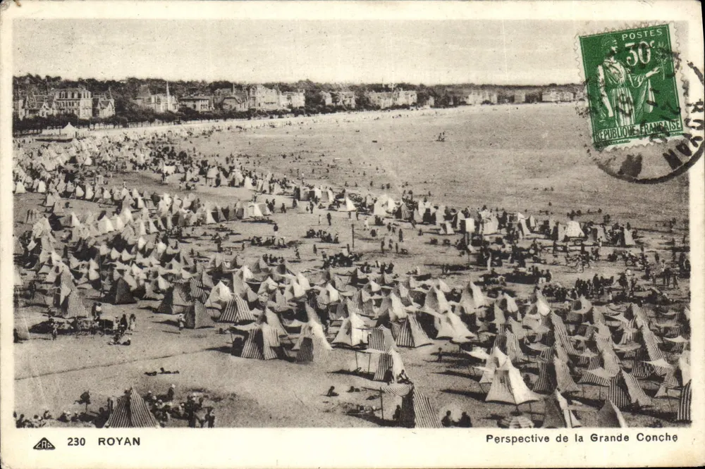 Royan — Vista da Grande Concha — Edição das Novas Galerias - Frente