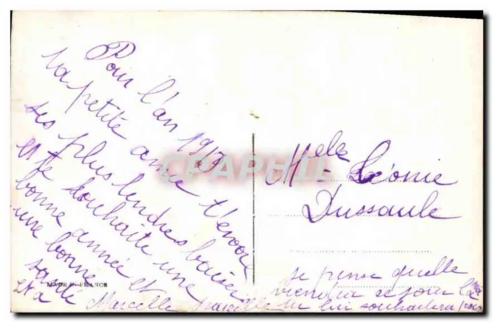 Crianças com buquê de rosas — Feliz Natal — Editor anônimo, n° 4344 - Verso
