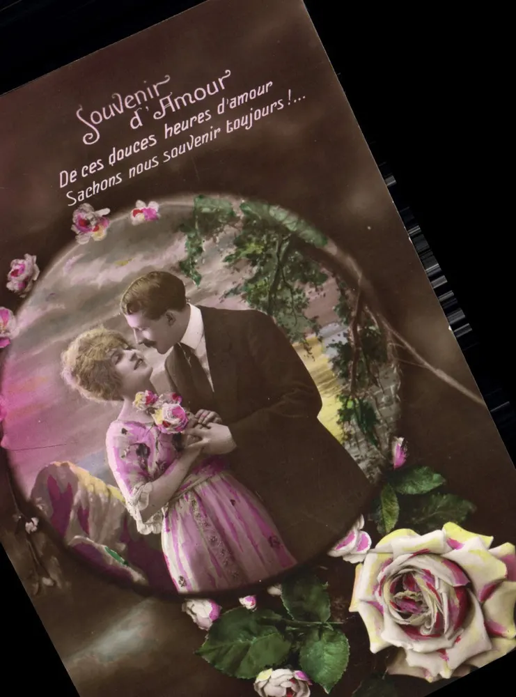 Liebeserinnerung — Von diesen süßen Stunden der Liebe!... — Verlag und Seriennummer nicht lesbar - Vorderseite