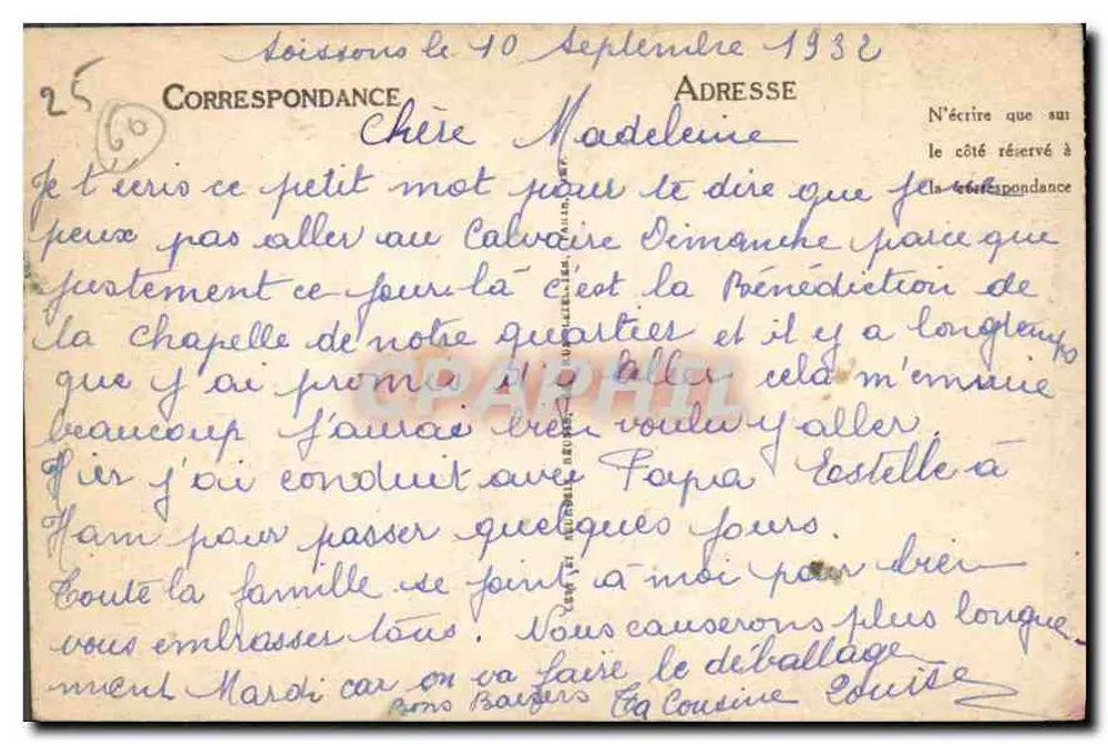 Beauvais — La Catedral — Vista General — LL - Reverso