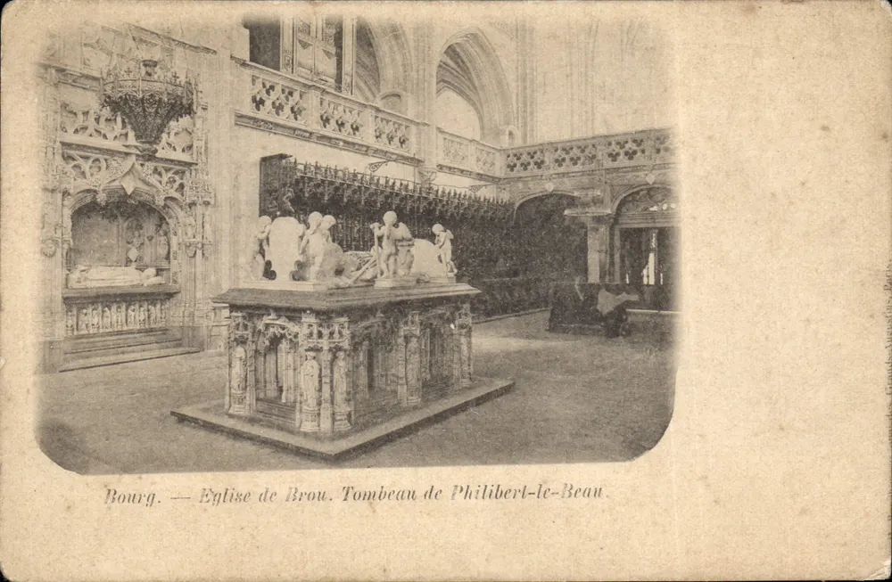 Bourg — Kirche von Brou. Grabmal von Philibert-le-Beau. - Vorderseite