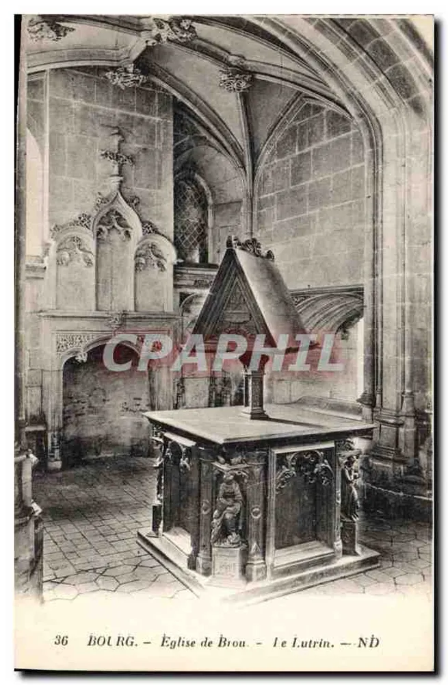 Bourg - Igreja de Bron - O Lutrin - ND - Frente