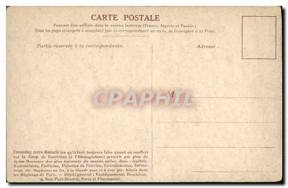 A primeira vez cantando — Museu do Louvre — Pils, pintor (1835-1875) — editor Deschians - Verso