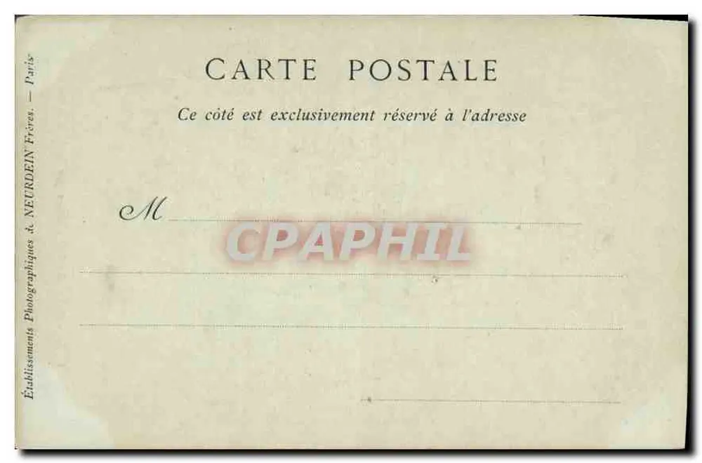Die Krönung von Karl VII in Reims — von J. E. Lenepveu — Collections ND Phot - Rückseite