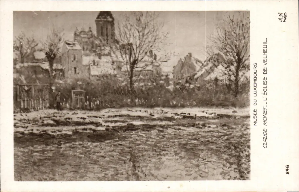 Die Kirche von Vétheuil — Musée Claude Monet — Heute Museum der Kirche von Vétheuil — Verlag A.N. Paris, Nr. 246 - Vorderseite