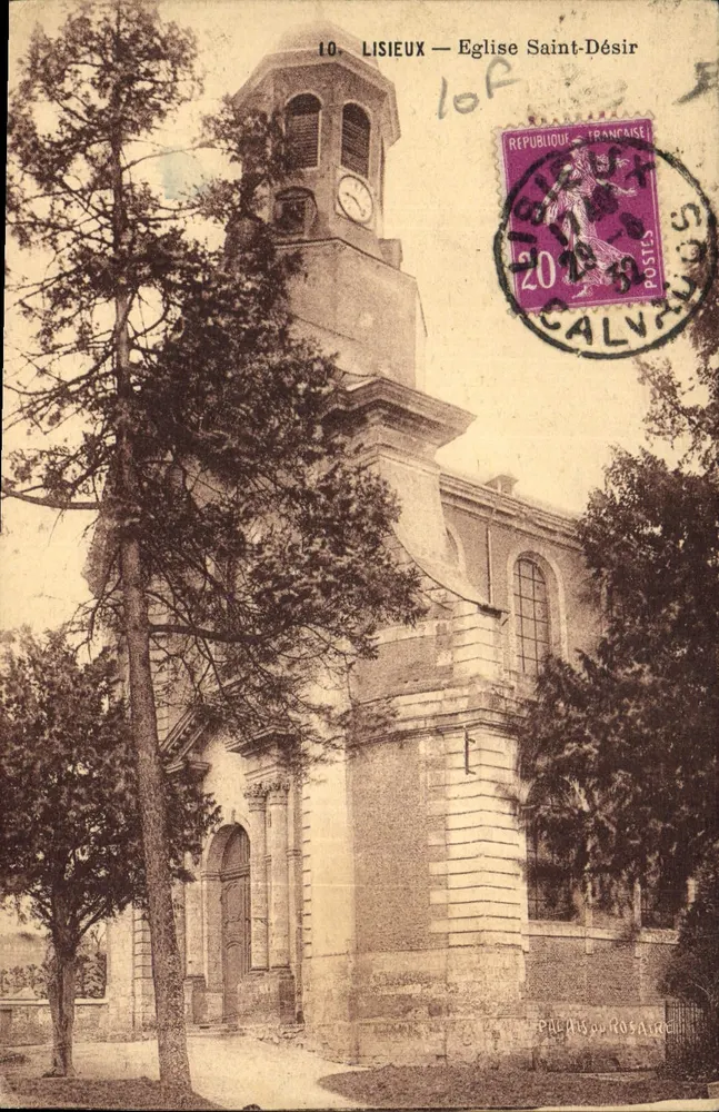 Lisieux — Igreja de São Désir — Palais du Rosaire, editor - Frente