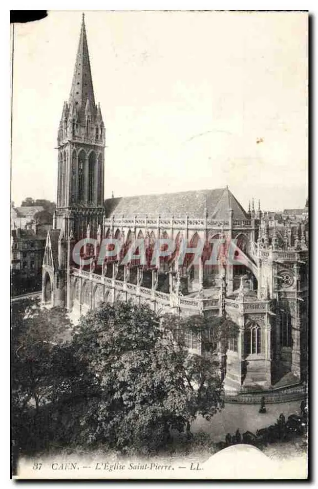 Caen — A Igreja de São Pedro — LL. — Graphia - Frente