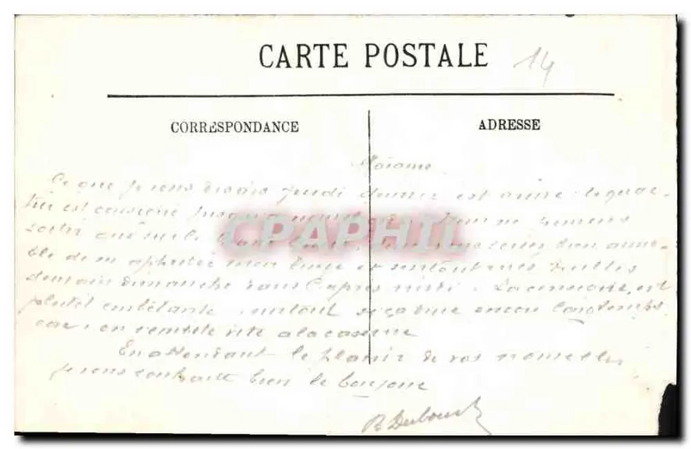 Caen — A Igreja de São Pedro — LL. — Graphia - Verso