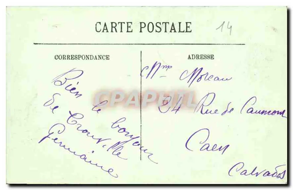 Trouville — A Dique-Promenade — LL. n°60 - Verso
