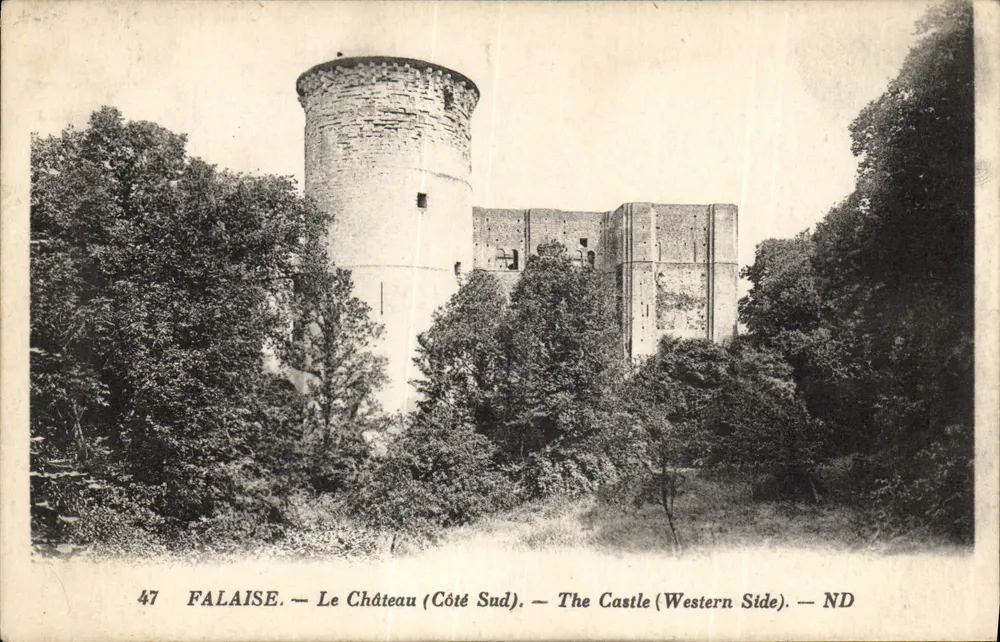 Falaise — O Castelo (Lado Sul) — Editor Lévy & Letellier, Paris, n°47 - Frente