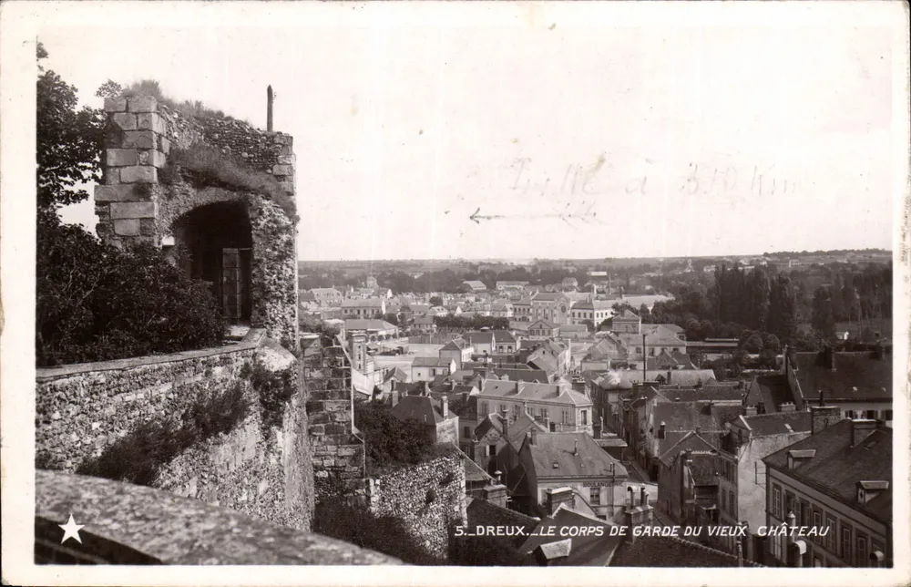 Dreux — Das Wachhaus des alten Schlosses — Marque Étoile - Vorderseite