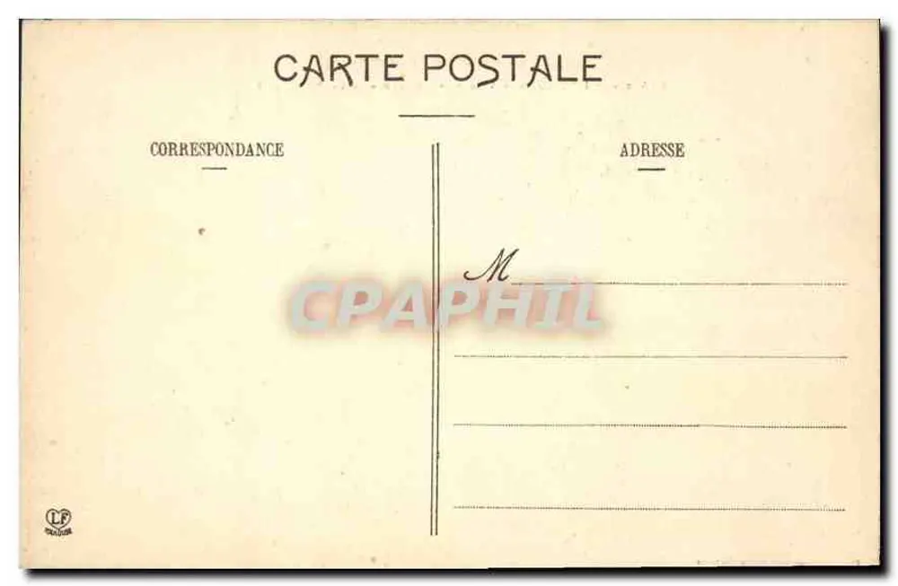 Lourdes — Vogelperspektive auf die Basilika — Phototypie Lahouche frères, Toulouse, n° 815 bis - Rückseite