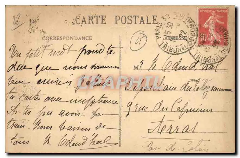 Chartres (E.-et-L.) — A Porta Guilherme — Ch. Foucault, editora, Dreux - Verso