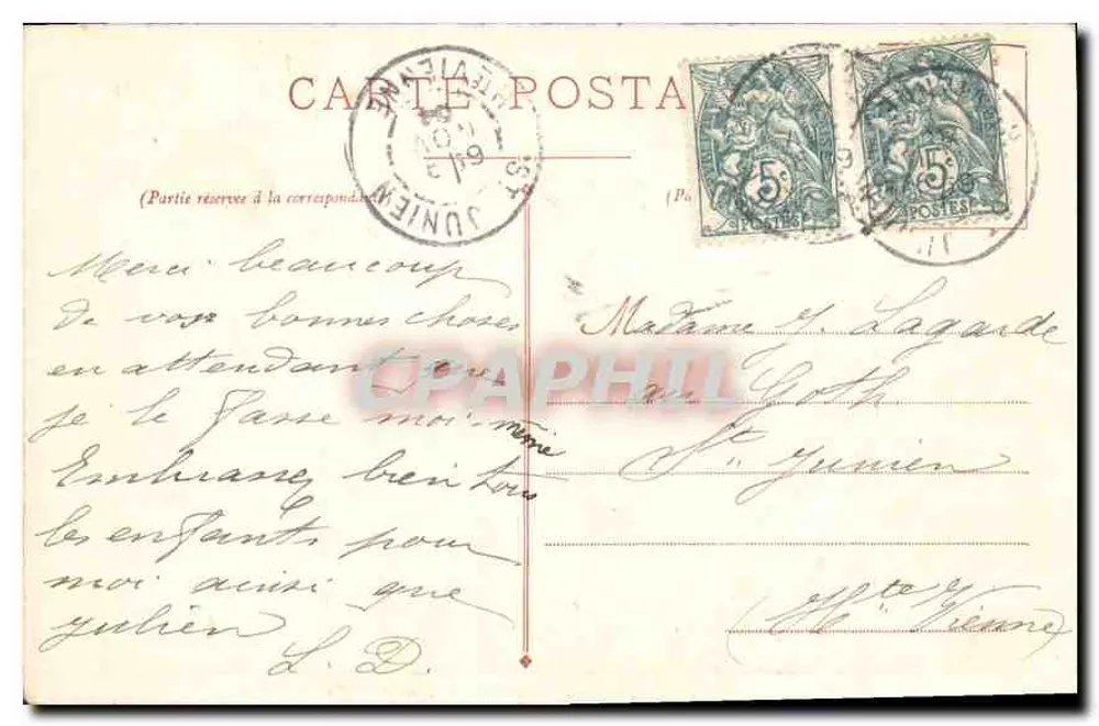 LOURDES — A Basílica (Vista aérea) — O. T. EDITOR, N° 53 - Verso