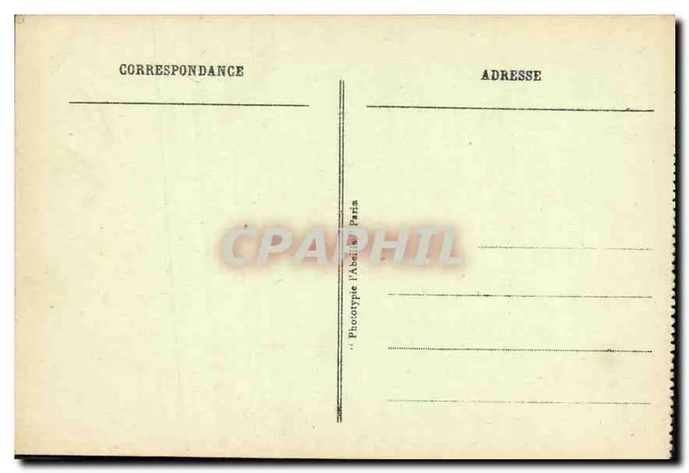 St GERMAIN-en-LAYE — Rond-Point de la Terrasse, Le Rosarium, La Feuille et l'Ouragan, et les Escaliers Henri II — Photocopy l'Abatille Paris - Verso