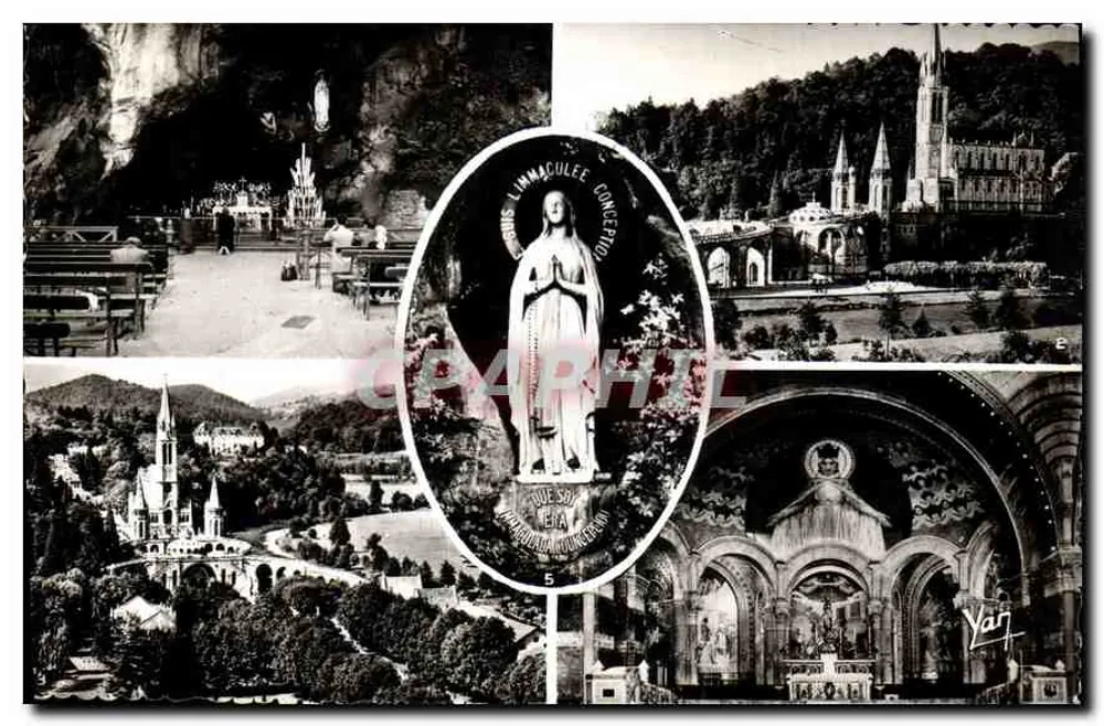 Lourdes — Erinnerung an die Heiligtümer — Edition QUINAULT - Vorderseite