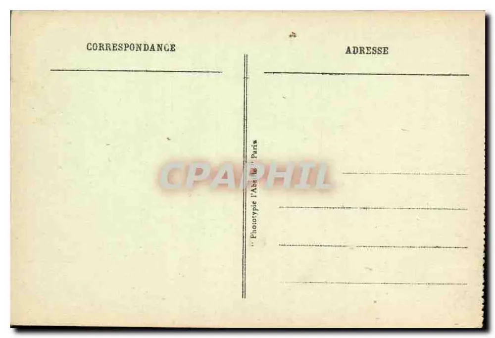 St-Germain-en-Laye — Castelo do século XVI — Sede da delegação austríaca na Conferência da Paz assinada em 10 de setembro de 1919 - Verso