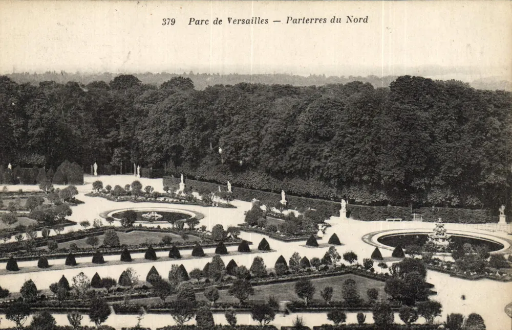Parque de Versalhes — Parterres do Norte — Editor não identificado, n° 379 - Frente