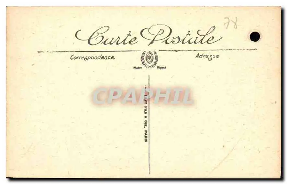 Versailles — A Orangerie — O Castelo — LL, n° 93 - Verso