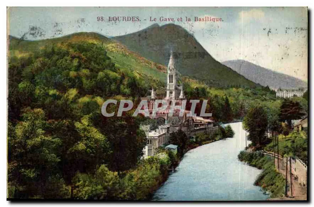 Lourdes — O Gave e a Basílica — Edição do Palácio do Peregrino - Frente