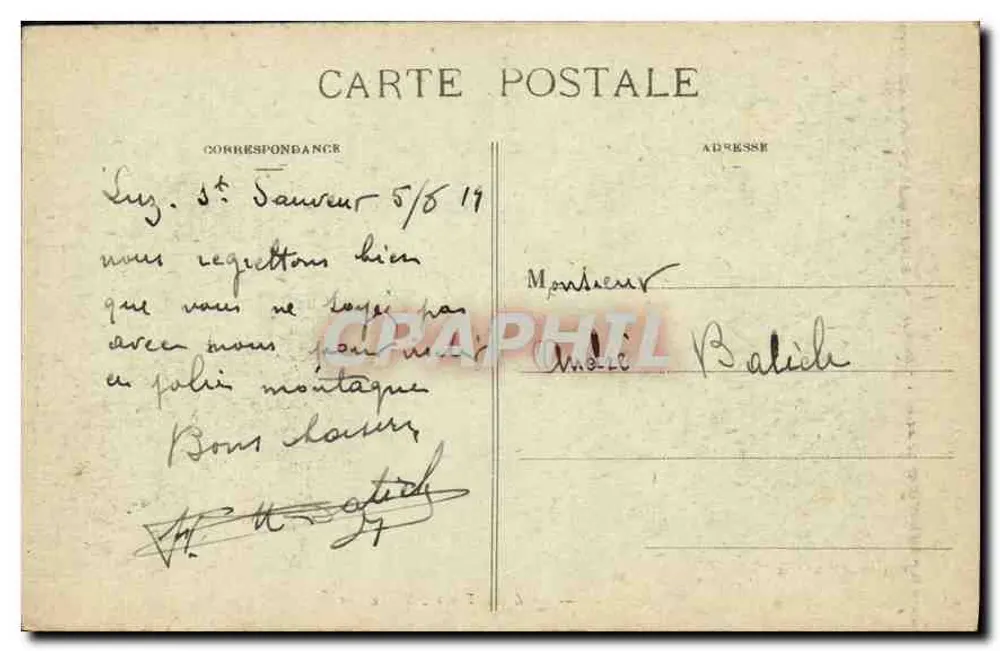 Luz (H.-Pyr.) — Vista geral — Carrache, editor, Pau — C.C. 4 - Verso