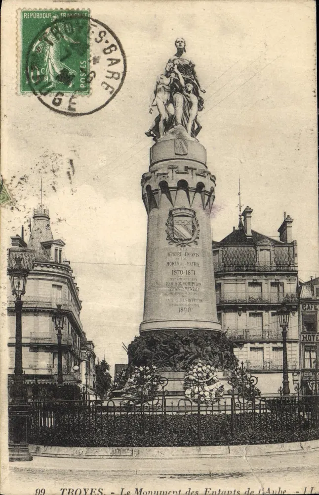 Troyes - Denkmal der Kinder des Baumes - LL 99 - Vorderseite