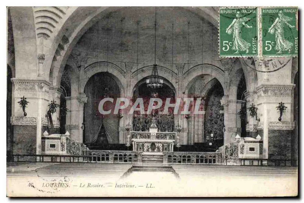 Lourdes — Rosary — Wewnętrzny — LL. - Awers