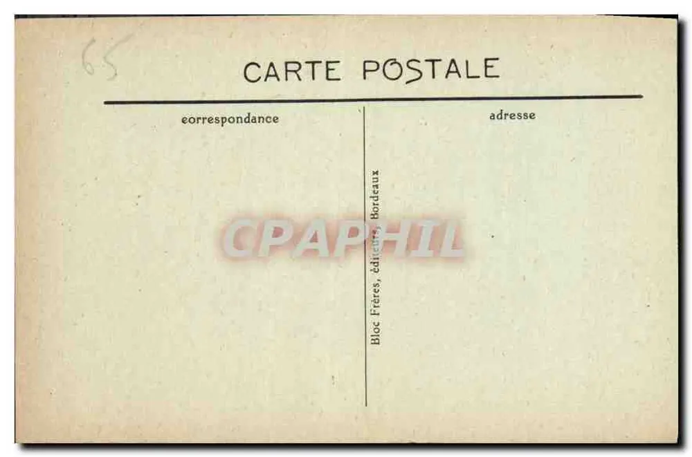 Estrada de Cauterets para Pierrefitte - Vista sobre Pierrefitte - O Túnel - BR-3134 - Verso