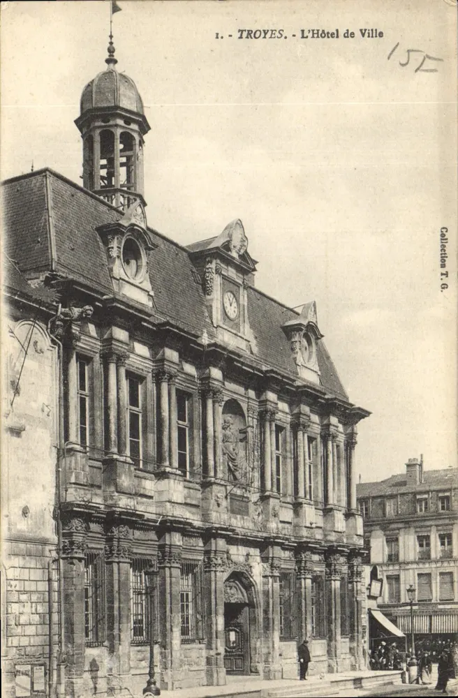 Troyes - Het Stadhuis — Collectie T.G. — n°152 - Voorkant