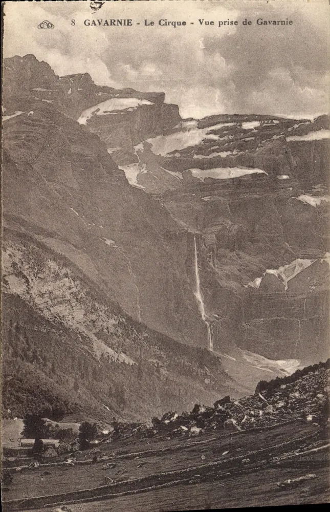 GAVARNIE - Der Cirque - Ansicht von Gavarnie - Vorderseite