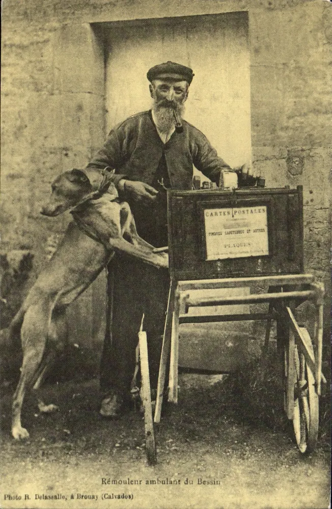 Itineranter Kartenbetrüger aus dem Bessin — Foto R. Delassalle, in Brouay (Calvados) - Vorderseite