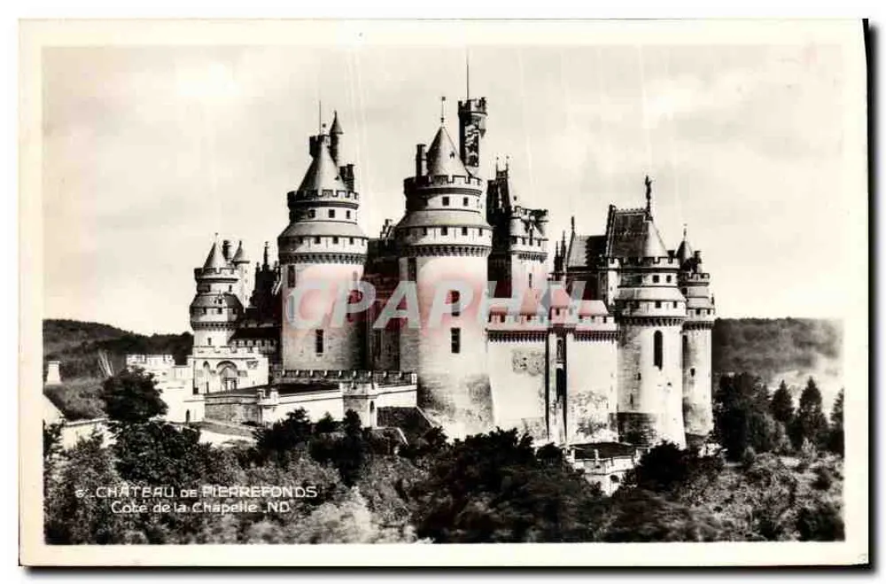 Castello di Pierrefonds — Côte de la Chapelle — editore C.A.P. Paris - Recto