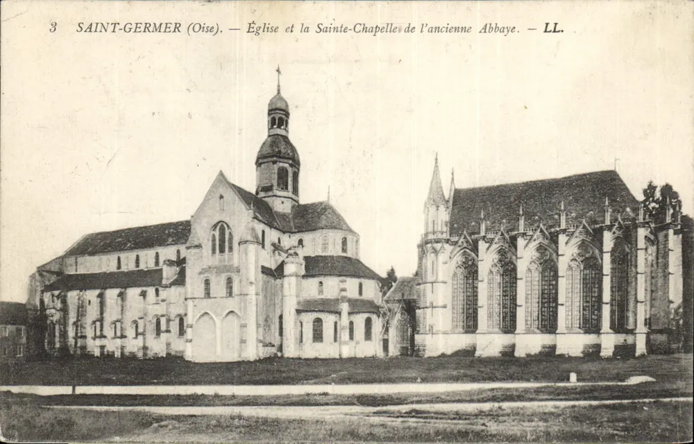 Saint-Germer (Oise) — Kirche und die Heiligenkapellen der alten Abtei — LL. - Vorderseite
