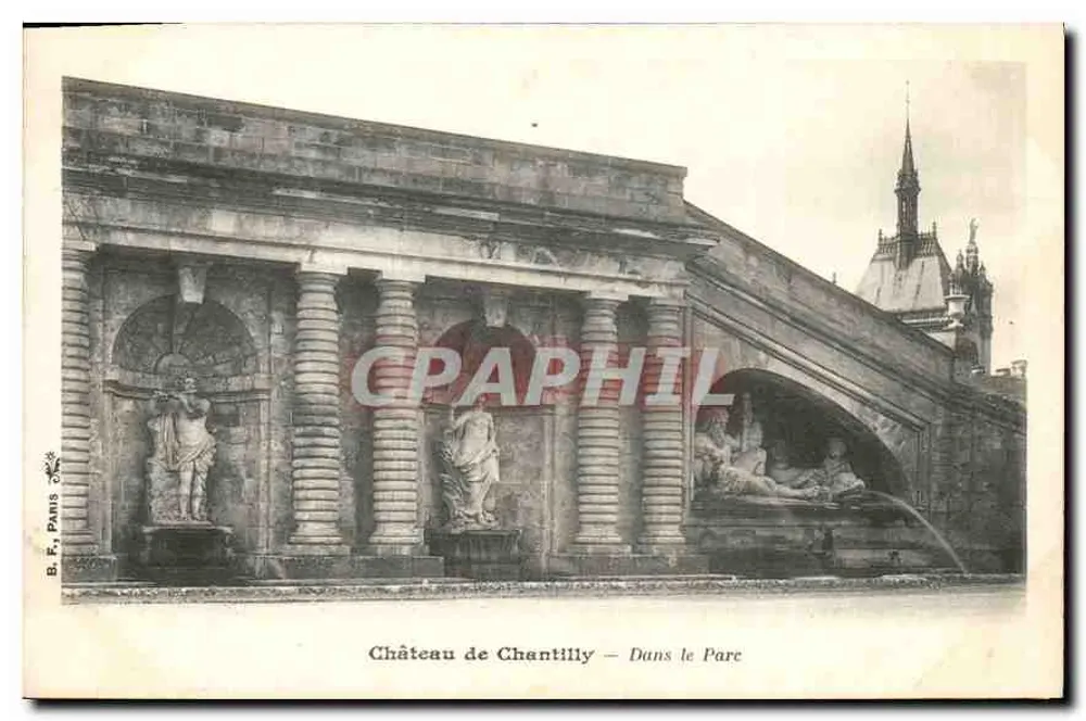 Castelo de Chantilly — No Parque — B. F. PARIS - Frente