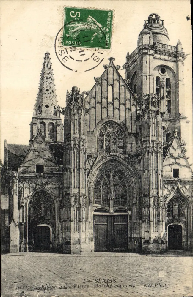 Igreja Antiga de São Pedro (Mercado Coberto) — Senlis — ND Phot. - Frente