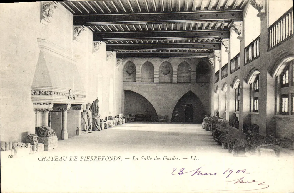 Schloss Pierrefonds — Die Wachstube — LL. — N°53 - Vorderseite
