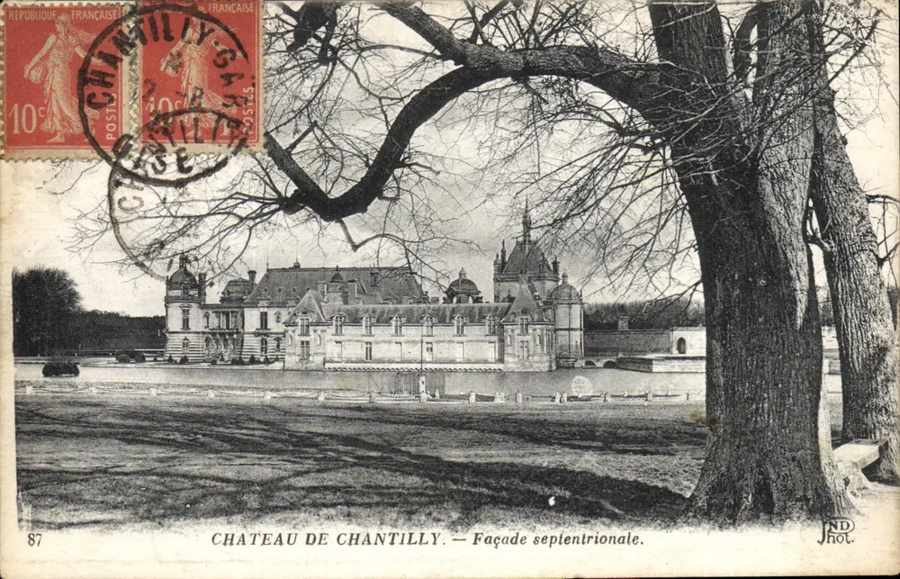 Castelo de Chantilly — Fachaça Setentrional — JND fot. - Frente