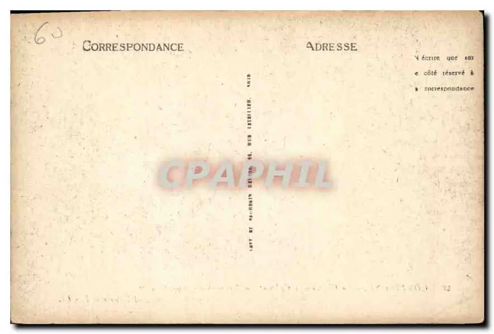 Compiègne - Das Schloss - Studierzimmer von Napoleon Ier - LL - Rückseite