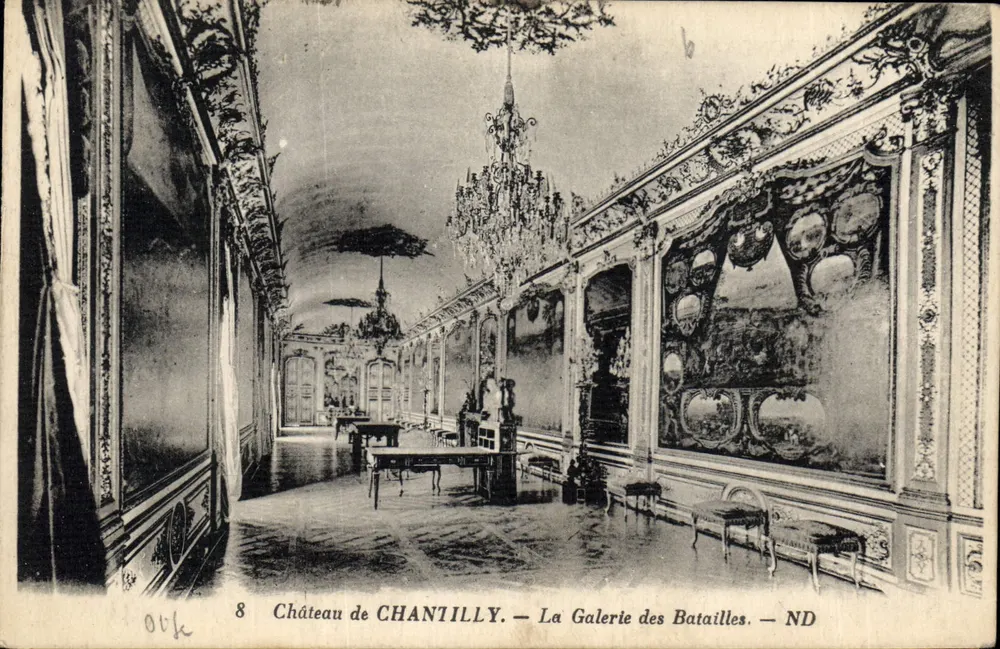 Schloss CHANTILLY — Galerie der Schlachten — ND - Vorderseite